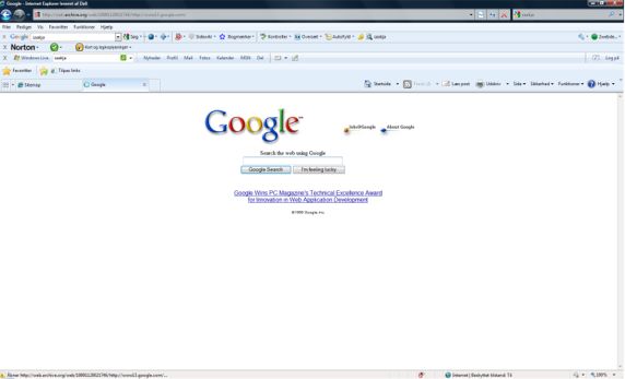 Google december 1999